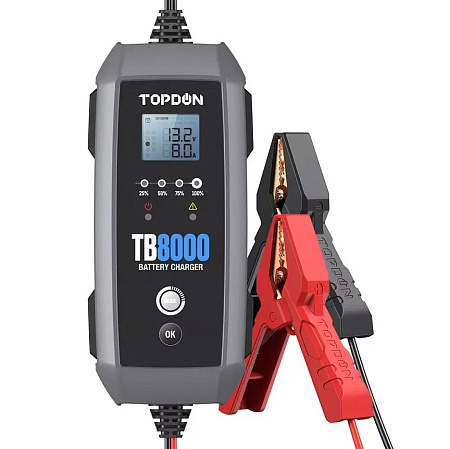 Зарядное устройство TOPDON TB8000 6/12В 8А