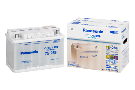 Panasonic Euro 75Ач (N-75-28H) L3 обратная (0) WET (278х175х190)