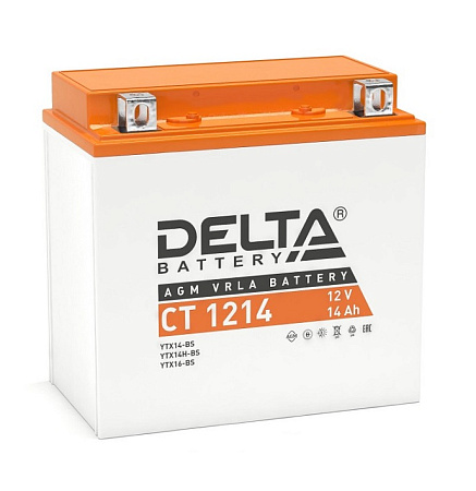 Delta 14Ач 200А (CT1214) YTX14 (151х88х147) AGM