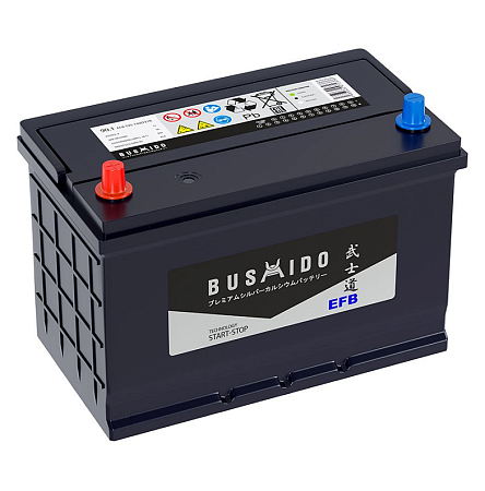 Bushido 90Ач 800А (140D31R) D31R прямая (1) EFB (302х172х200(220)