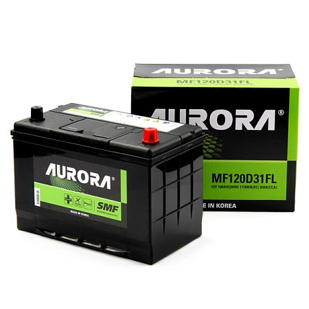 Aurora 100Ач 850А (MF120D31L) D31L обратная (0) WET (302х172х200(220)