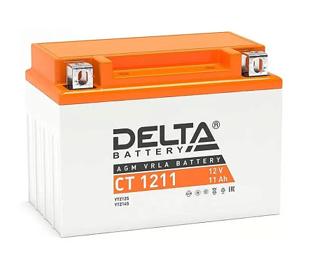 Delta 11Ач 210А (CT1211) YTZ12S (151х86х112) AGM