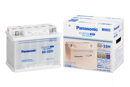 Panasonic Euro 66Ач (N-66-25H) L2 обратная (0) WET (246х175х190)