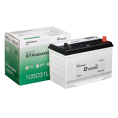 DOMEI Eco STANDARD 90Ач 810А (105D31L) D31L обратная (0) WET (304х173х204(227)
