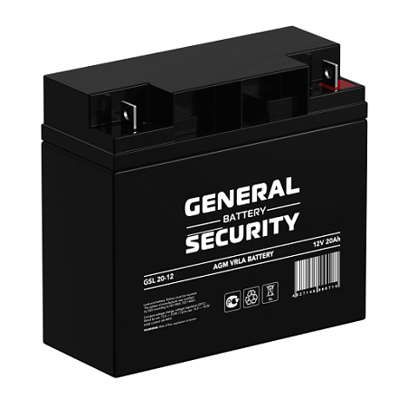 General Security 20Ач 12В (GSL20-12) (181х76х167) AGM